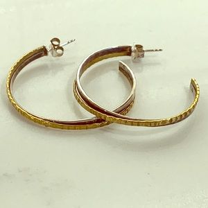 Silpada hoop earrings